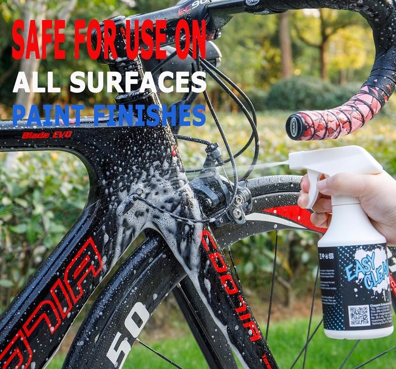 CHEPARK Nano bike Cleaner with Easy Spray Applicator - Bike Wash Fast Acting Cleaner for Oil, Grease and Dirt Removal -Bike Cleaner for All Surface Types (300ml) - Image 4